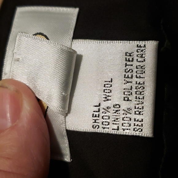 VINTAGE TALBOTS WOOL SKIRT SZ 12 - Picture 4 of 16